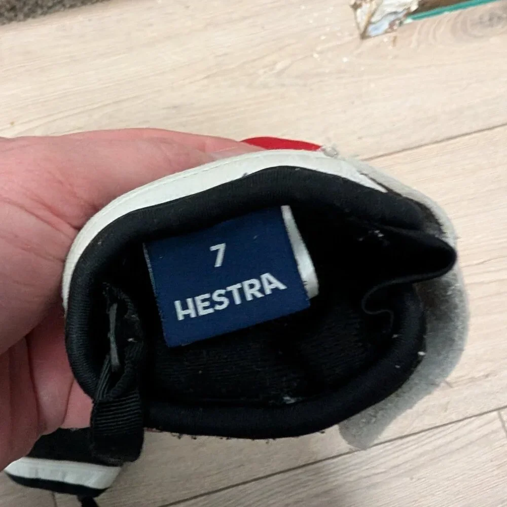 Hestra Army leather Size 7 kids gloves